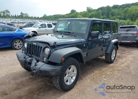 2017 Jeep Wrangler Unlimited Sport z USA, uszkodzony, nr VIN 1C4BJWDG5HL684487